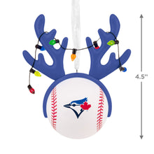 Load image into Gallery viewer, Hallmark MLB Toronto Blue Jays Reindeer Baseball Ornament
