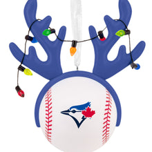 Load image into Gallery viewer, Hallmark MLB Toronto Blue Jays Reindeer Baseball Ornament