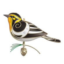 Load image into Gallery viewer, Hallmark The Beauty of Birds Blackburnian Warbler 2025 Ornament