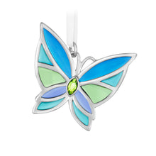 Load image into Gallery viewer, Hallmark Mini Bitty Bright Butterfly 2025 Metal Ornament, 1.25"