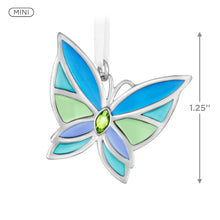 Load image into Gallery viewer, Hallmark Mini Bitty Bright Butterfly 2025 Metal Ornament, 1.25"