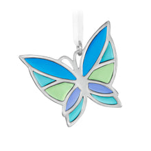 Load image into Gallery viewer, Hallmark Mini Bitty Bright Butterfly 2025 Metal Ornament, 1.25"