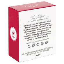 Load image into Gallery viewer, Hallmark Mini Bitty Bright Butterfly 2025 Metal Ornament, 1.25"