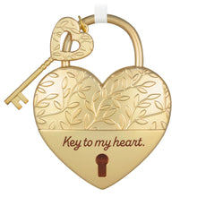 Load image into Gallery viewer, Hallmark Key to My Heart 2025 Metal Ornament