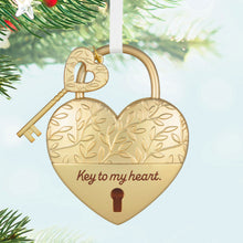 Load image into Gallery viewer, Hallmark Key to My Heart 2025 Metal Ornament