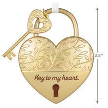 Load image into Gallery viewer, Hallmark Key to My Heart 2025 Metal Ornament