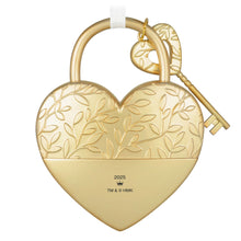 Load image into Gallery viewer, Hallmark Key to My Heart 2025 Metal Ornament