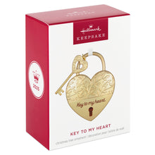Load image into Gallery viewer, Hallmark Key to My Heart 2025 Metal Ornament