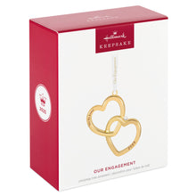 Load image into Gallery viewer, Hallmark Our Engagement 2025 Metal Ornament