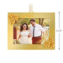 Load image into Gallery viewer, Hallmark Our Wedding 2025 Photo Frame Metal Ornament