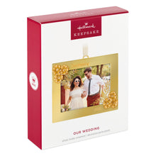 Load image into Gallery viewer, Hallmark Our Wedding 2025 Photo Frame Metal Ornament