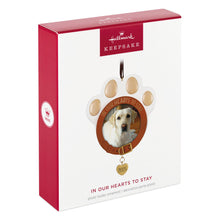 Load image into Gallery viewer, Hallmark In Our Hearts to Stay 2025 Photo Frame Ornament