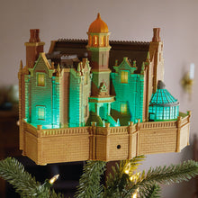 Load image into Gallery viewer, Hallmark Disney The Haunted Mansion Collection The Haunted Mansion Musical Christmas Tree Topper With Light