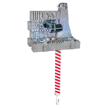 Load image into Gallery viewer, Hallmark Star Wars: A New Hope™ Darth Vader's TIE Fighter™ 2024 Ornament and Stocking Hanger Set With Light and Sound