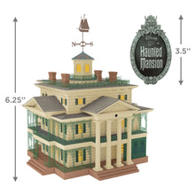 Load image into Gallery viewer, Hallmark Disney The Haunted Mansion Collection Disneyland Manor Tree Topper With Light and Sound