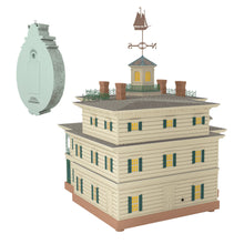 Load image into Gallery viewer, Hallmark Disney The Haunted Mansion Collection Disneyland Manor Tree Topper With Light and Sound