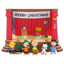 Load image into Gallery viewer, Hallmark The Peanuts® Gang Merry Christmas, Charlie Brown! Tabletop Decoration With Light and Sound