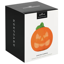 Load image into Gallery viewer, Hallmark Spirited Pumpkin 2024 Ornament With Light and Sound
