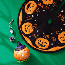 Load image into Gallery viewer, Hallmark Mini Halloween Time Fabric Tree Skirt, 12"