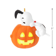 Load image into Gallery viewer, Hallmark Peanuts® Spooky Snoopy 2025 Musical Ornament With Light