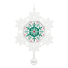 Load image into Gallery viewer, Hallmark Snowflake 2025 Porcelain Ornament