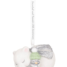 Load image into Gallery viewer, Hallmark 25th Anniversary Snowball and Tuxedo 2025 Porcelain Ornament