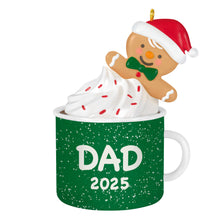 Load image into Gallery viewer, Hallmark Dad Gingerbread Boy in Mug 2025 Ornament