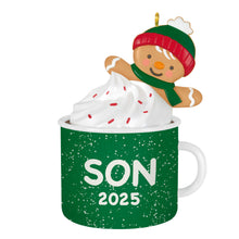 Load image into Gallery viewer, Hallmark Son Gingerbread Boy in Mug 2025 Ornament