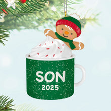 Load image into Gallery viewer, Hallmark Son Gingerbread Boy in Mug 2025 Ornament