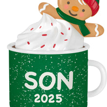 Load image into Gallery viewer, Hallmark Son Gingerbread Boy in Mug 2025 Ornament