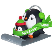 Load image into Gallery viewer, Hallmark Mom & Me Penguins Sledding 2025 Ornament
