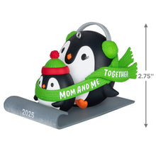 Load image into Gallery viewer, Hallmark Mom & Me Penguins Sledding 2025 Ornament