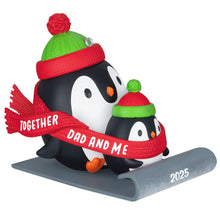 Load image into Gallery viewer, Hallmark Dad & Me Penguins Sledding 2025 Ornament