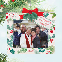 Load image into Gallery viewer, Hallmark The Gift of Family 2025 Photo Frame Ornament