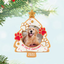 Load image into Gallery viewer, Hallmark My Fur-st Christmas 2025 Photo Frame Ornament