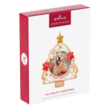 Load image into Gallery viewer, Hallmark My Fur-st Christmas 2025 Photo Frame Ornament