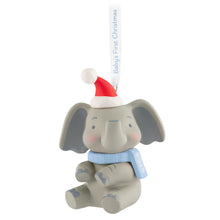 Load image into Gallery viewer, Hallmark Baby Boy's First Christmas Elephant 2025 Ornament