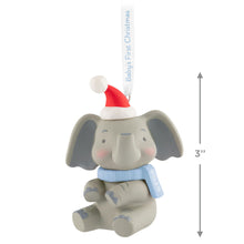 Load image into Gallery viewer, Hallmark Baby Boy's First Christmas Elephant 2025 Ornament