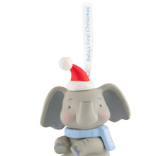 Load image into Gallery viewer, Hallmark Baby Boy's First Christmas Elephant 2025 Ornament
