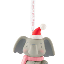 Load image into Gallery viewer, Hallmark Baby Girl's First Christmas Elephant 2025 Ornament