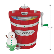 Load image into Gallery viewer, Hallmark Nellco Ice Cream Maker 2025 Musical Ornament With Light