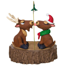 Load image into Gallery viewer, Hallmark Merry Kiss-Moose 2025 Musical Ornament With Motion