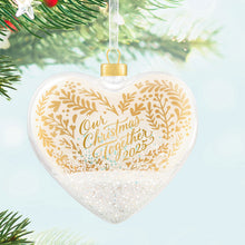 Load image into Gallery viewer, Hallmark Our Christmas Together 2025 Glass Ornament