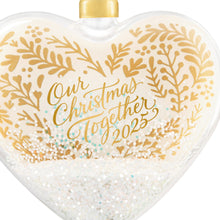 Load image into Gallery viewer, Hallmark Our Christmas Together 2025 Glass Ornament