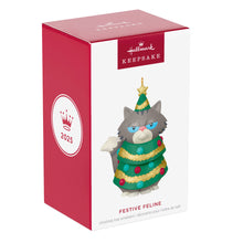 Load image into Gallery viewer, Hallmark Festive Feline 2025 Ornament *coming in Oct