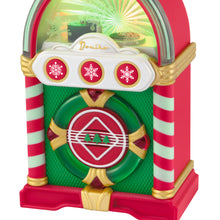 Load image into Gallery viewer, Hallmark Jolly Jukebox 2025 Musical Ornament With Light *coming in Oct