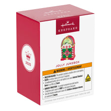 Load image into Gallery viewer, Hallmark Jolly Jukebox 2025 Musical Ornament With Light *coming in Oct