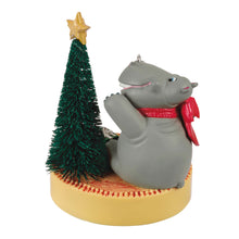 Load image into Gallery viewer, Hallmark I Want a Hippopotamus for Christmas 2024 Musical Ornament