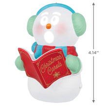 Load image into Gallery viewer, Hallmark Caroling Snowman 2024 Musical Ornament With Light