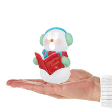 Load image into Gallery viewer, Hallmark Caroling Snowman 2024 Musical Ornament With Light